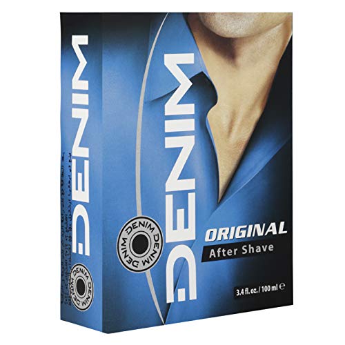 Denim Aftershave for Men - Original Fast Acting Instant Smoothen Freshly Shaved Skin Helps With Razor Burn Fresh and Toned Long Lasting Fragrance 100ML