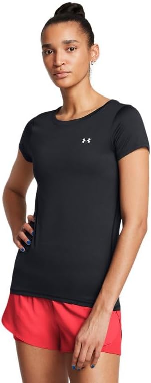 womens Tech Mesh SS T-shirt (pack of 1) - Black / / White