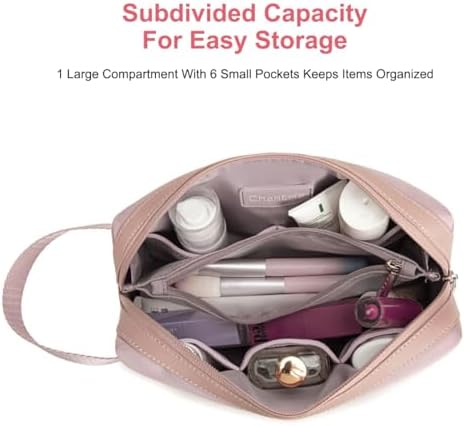 Women's Makeup Bag, Large Capacity Cosmetic Bags for Women, Stylish and Durable Women's Carry-all Bag with Multiple Pockets Daily Use for Women