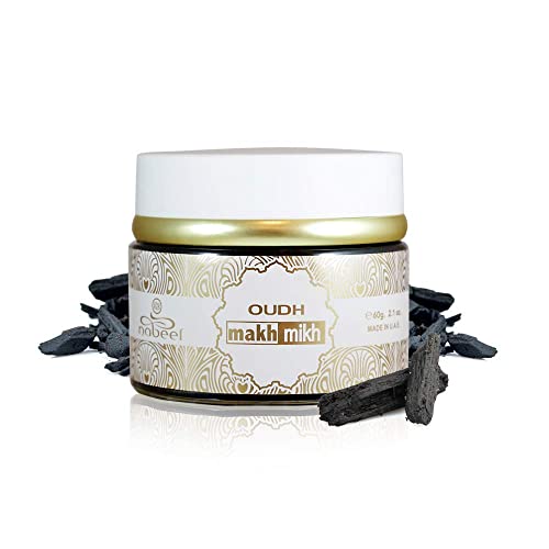 Nabeel Perfumes Oudh Makh Mikh Incense Solid Perfume For Unisex, 60 gm