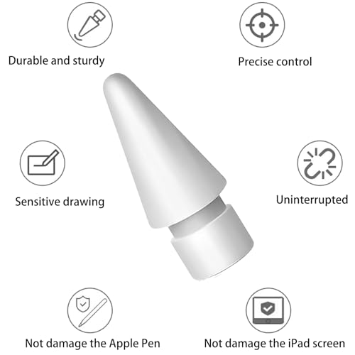 100pcs Silicone Nib Sleeves pen tips cover，4pcs Replacement Tips and 2pcs Silicone Pencil Case Compatible with Apple Pencil1/2/Pro/USB-C Suitable for iPencil Nib for iPad Pencil Accessories
