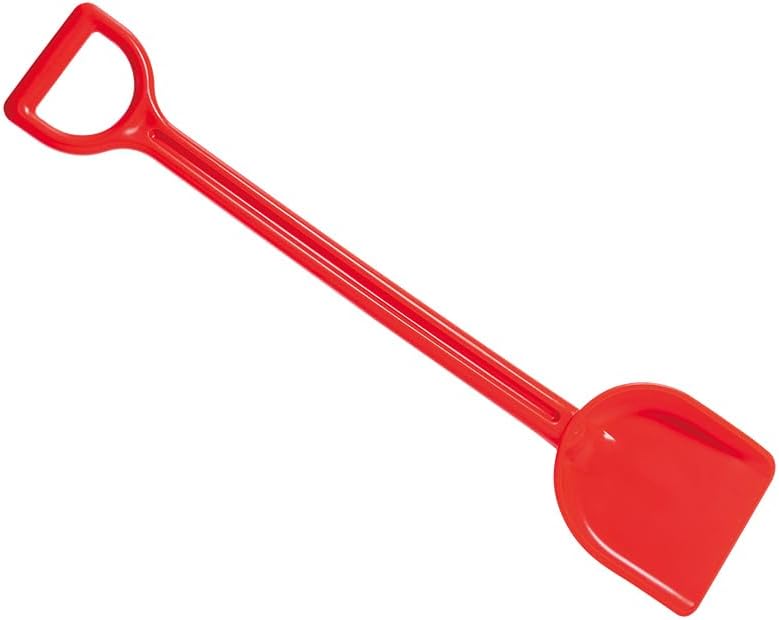 Hape Mighty Sand Shovel Beach And Garden Toy Tool Beach Toy For Toddlers Perfect As Outdoor Travel Toys - MIGHTY SHOVEL / RED L: 40, W: 3, H: 9 cm