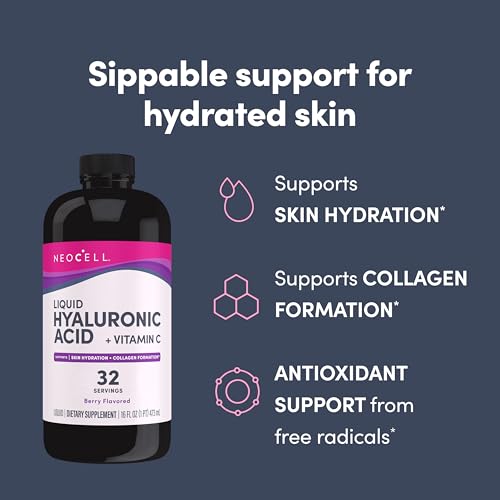 Neocell Hyaluronic Acid Blueberry Liquid - 16 Oz