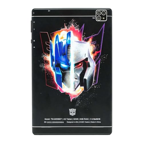 TM TOUCHMATE TRANSFORMERS 8�?� 4G Dual Sim, Calling Tablet with MS Office 32GB, 3GB RAM, Android 12 (TM-MID880T)