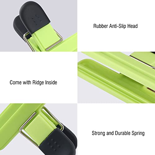 AK1980 Bag Clips, Food Bag Clips, Kitchen Clips for Refrigerator Food Storage Packages, Snack Bags, Photos - Clip Clips for Home, Office, School and More