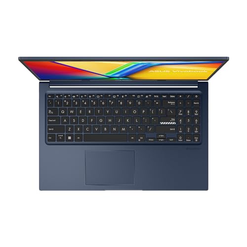 ASUS Vivobook 15 Laptop | 15.6 Inch Full HD 16:9 IPS Display | Intel i5-1335U | 16 GB RAM | 512 GB SSD | Intel Iris Xe | Windows 11 | QWERTZ Keyboard | Quiet Blue (Upgraded)