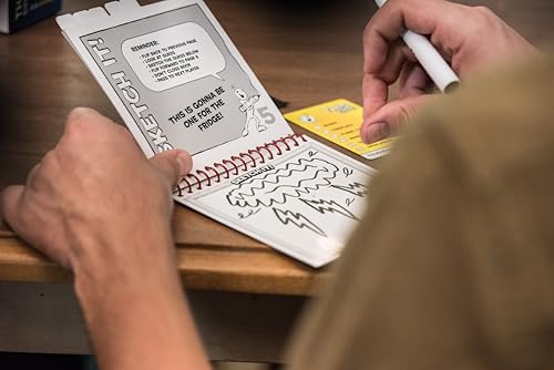USAopoly Telestrations Party Pack 12 Player | 600 New Phrases to Sketch | Board Game | A Fun Family Game for Kids and Adults | Family Game Night Just Got Better | Telephone Game Sketched Out,