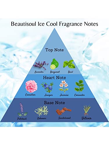 Beautisoul Cherry Blossom Perfumed Talc 300gm + Beautisoul Ice Cool Perfumed Talc 300gm | Body Talcum powder for men and women | Talcum Powder Combo Offer (Pack of 2)