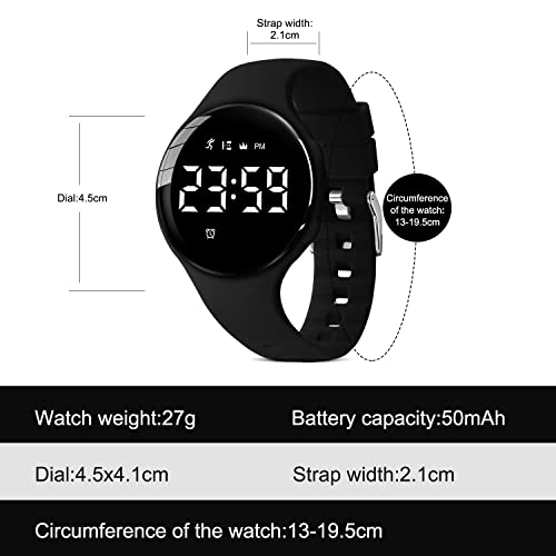 Kids Watch, Digital Watch for Boys Girls, Sport Watch with Fitness Tracker, Alarm Clock, Stopwatch, No App and Waterproof, Watch for Kids Ages 5-12