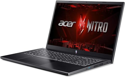 acer Nitro V Gaming Laptop - Intel i9-13900H CPU | NVIDIA GeForce RTX 4060 GPU| 15.6" FHD 144Hz Display | 64GB DDR5 | 2TB SSD | WiFi 6 | Backlit KB | Win11 Pro, with Accessories