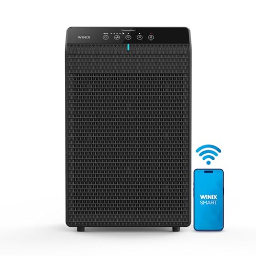 WINIX 5520 Air Purifier for Home Large Room Up to 1882 Ft² in 1 Hr With Air Quality Monitor, True HEPA, High Deodorization Carbon Filter and Auto Mode, Captures Pet Allergies, Smoke, Dust.