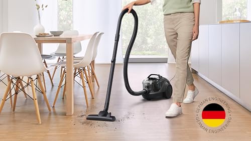 BOSCH Series 4 Bagless Vacuum Cleaner 2000 Watts, BGS21WBAGB Black