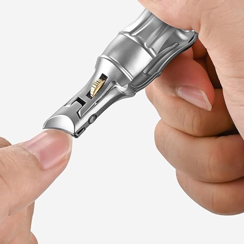 NALACAL Stainless Steel Nail Clipper, Portable Coke-Shaped Nail Clippers, Large Opening Oblique German Professional Toenail Clippers, Professional & Home Use, for Thick Nails, Gift for Men Women