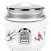 3-in-1 Electric Rice Cooker 1.8L | Cook, Steam & Warm | Non-Stick Pot with Steamer Tray & Auto Shut-Off | Floral Design Multi-Function Cooker for Rice, Vegetables & More