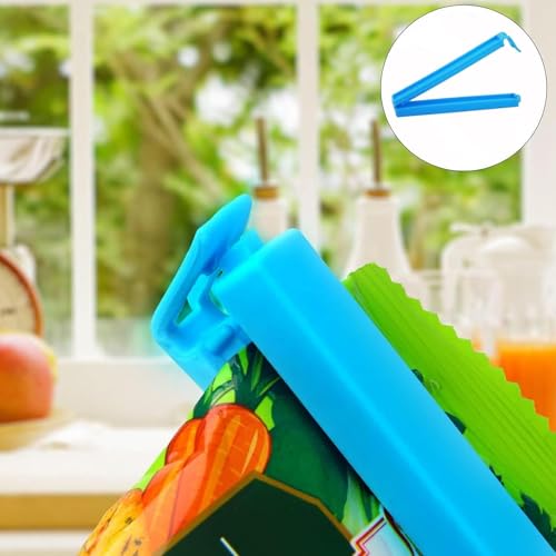 40 Pieces Bag Clips for Food Storage,Food Clips Bag Sealing Clips,Bag Clips for Food,Freezer Clips,Bag Sealer Clips,Bag Clips for Food Storage Large,for Fresh Food,Sealed Bags,Freezer Bags