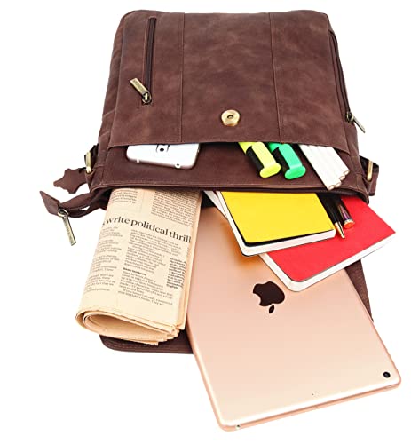 WILDHORN Brown Sling Bag for Men I Genuine Leather Crossbody Bag