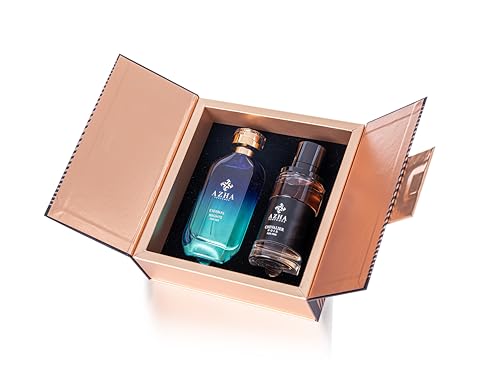 Azha Perfumes - 2Pc Gift Set Chevalier Noir EDP 100 ml for Men + Eternal Nights EDP 100 ml for Women