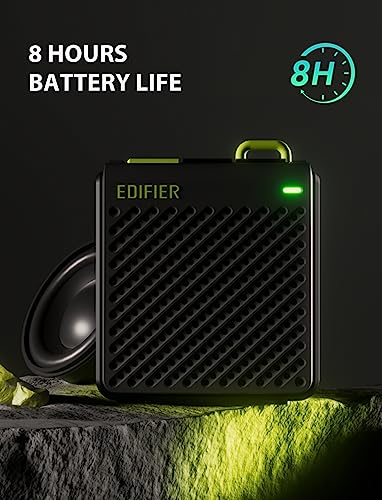 Edifier MP85 Mini Bluetooth Speaker, Portable Speakers with Bluetooth V5.3, 8-Hour Playtime, for Home, Travel, Outdoor - Grey