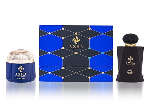 Azha Perfumes - 2Pc Gift Set Raghad EDP 100 ml for Women + Floral Flair Bakhoor 80 gram