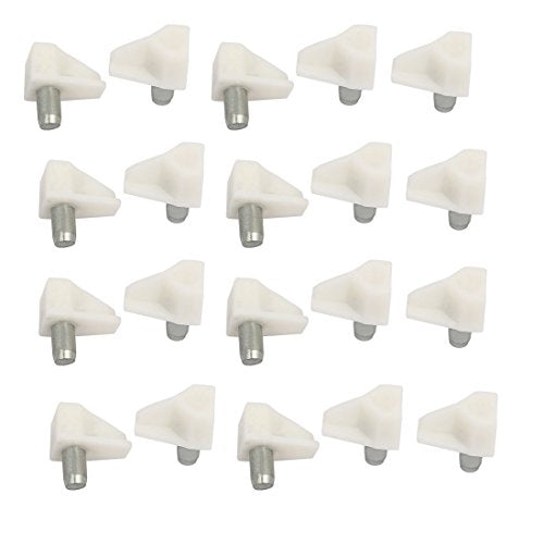 Aexit Cupboard (Home hardware) Cabinet Shelf Support Pegs Pins Bracket Holder White 5mm (12ry259qf247) Dia 20PCS