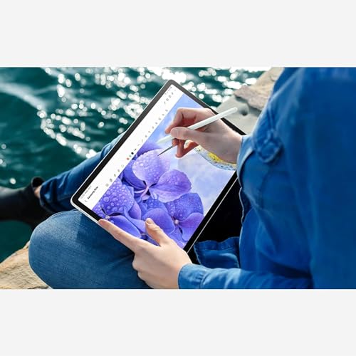 Samsung Galaxy Tab S9 FE 10.9" Android WiFi Tablet - 6GB RAM, 128GB Storage, IP68 Water- and Dust-Resistant, S Pen, 8MP Camera with Microfiber Cloth â Light Green, International Version