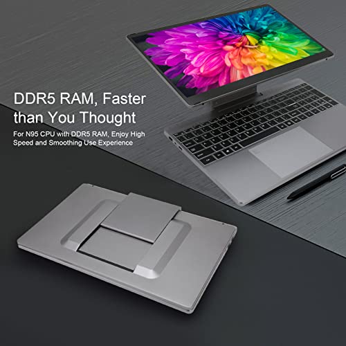 15.6 Inch HD Touchscreen Laptop, Series, 12GB DDR5 RAM, 5G Wifi, BT4.2, 11, 4096 Pressure Level and Gravity Sensing, Multi Mode, Webcam, For Business, School (UK