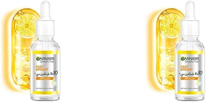 Garnier Skinactive Fast Bright 30x Vitamin C+ Serum 30 ml - 30 ml (Pack of 2) Single
