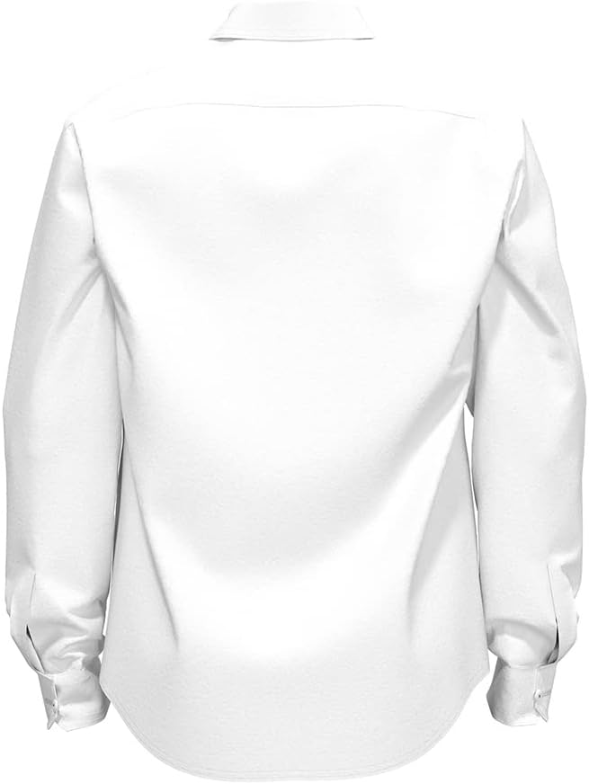 Men's 85748-0058 Woven Shirts, White, L