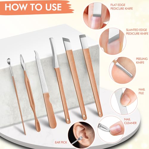NINEMAX Manicure Set Nail Cutter Clipper Kit 16pcs Stainless Steel Rust Leather Case Sizes Pedicure for Women Men Travel Home Gift Giving Pink