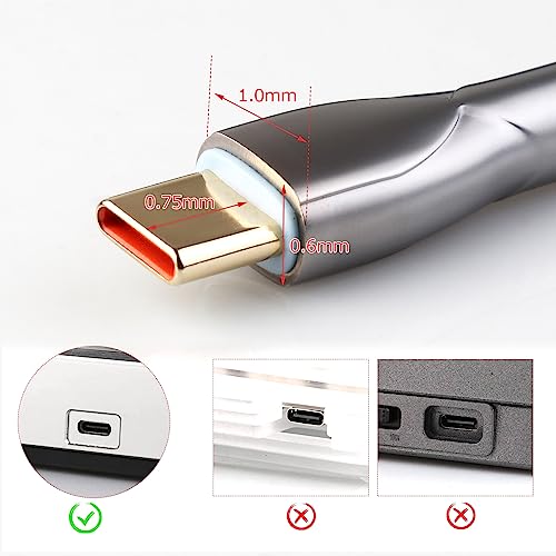 EPOMAKER Mix 1.8m Coiled Type-C to USB A TPU Mechanical Keyboard Space Cable with Detachable Aviator Connector for Gaming Keyboard and Cellphone (Peacock Blue)