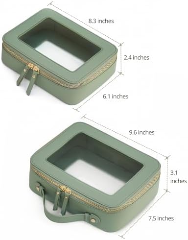 Small Cosmetic Bag for Purse Mini Makeup Bag for School Cute Clear Make Up Pouch for Travel Tiny Leather White Make Up Organizer Case for Backpack Toiletry Bag Waterproof Square Pouch with Zipper