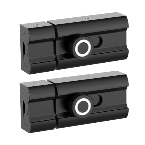 MAKINGTEC Heavy-Duty Slide Lock Latch - 3-Inch Barrel Bolt for Secure Door & Gate Locking | Ideal for Flush or Recessed Installations | Durable Black Hardware, 2-Pack