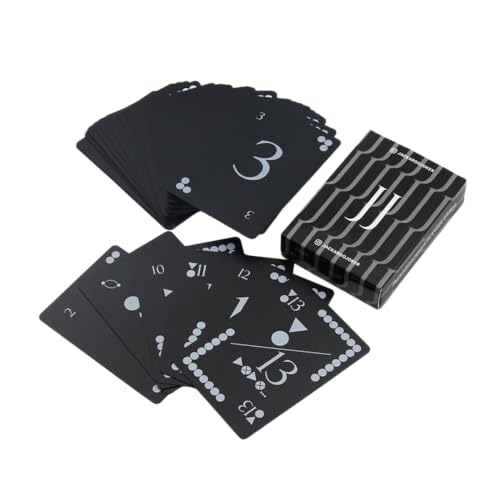 JackarooJoker Wooden Board Game Set, 51 cm Double-Sided Board, 4-6 Players, with Carrying Bag