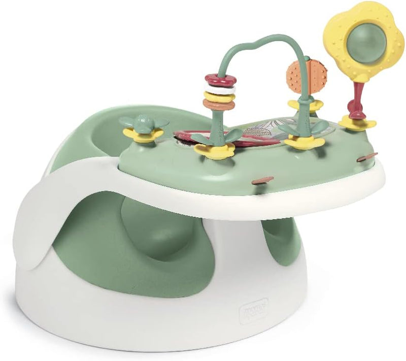 Mamas & Papas Baby Snug Seat and Activity Tray with Adjustable Features, Supportive, Stable and Easy Clean Design in Blossom (Pink)