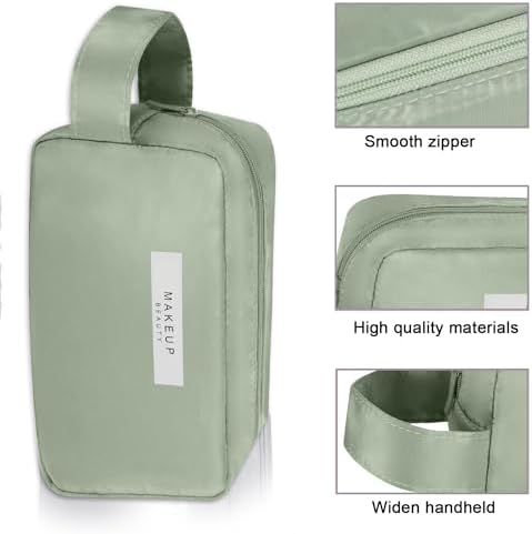 Queboom Travel Makeup Bag Cosmetic Bag Makeup Bag Toiletry bag for women and girls
