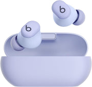 Beats Solo Buds Wireless Bluetooth Earbuds 18 Hours of Battery Life Apple & Android Compatibility Built-in Microphone - Matt Black - Arctic Purple