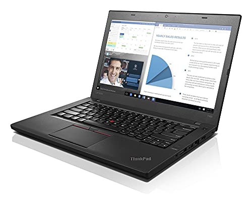 Lenovo ThinkPad T460 Light Weight Ultrabook Laptop, Intel Core i5-6th Generation CPU, 8GB RAM, 256GB SSD Hard, 14 inch Display, Windows 10 Pro (Renewed)