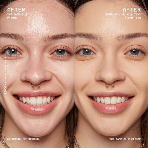 NYX Professional Makeup The Face Glue Primer, Gripping Primer, up to 24 hour hydration, up to 24 hour makeup wear, 35ml