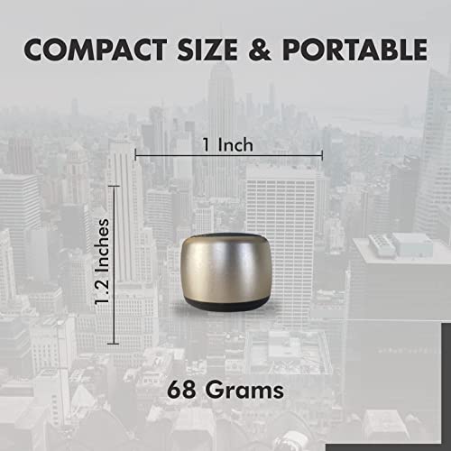 Best Mini Portable Bluetooth Speaker with HD Sound & Bass I Smallest Wireless Bluetooth Speakers for Phone/PC/Tablet I Photo Selfie Button Answer Phone Calls I Cute Tiny Speaker, Multicolor