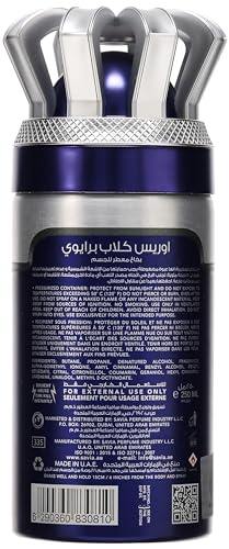 Mystiq Orris Club Privee Body Perfume Spray For Men- 250ml