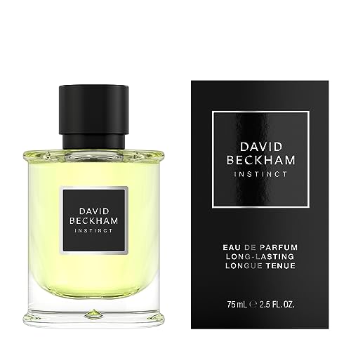 David Beckham Instinct Eau de Parfum for Men, Foug?re Citrus Perfume, Captivating & Dynamic David Beckham Fragrance, Sophisticated Perfume Bottle 75ml (2.5oz)