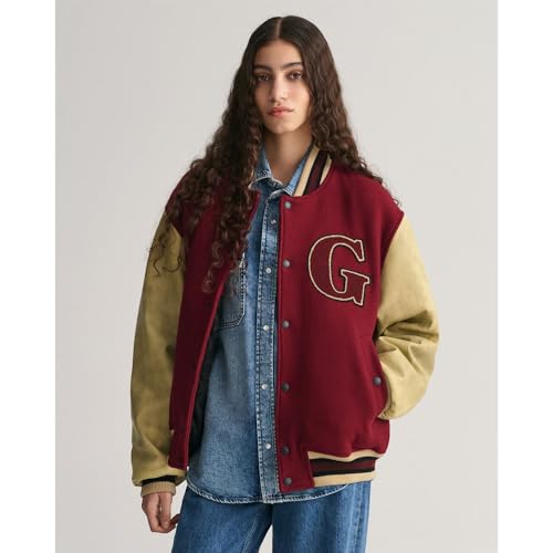 GANT Men 7006349-604 Padded Mix Varsity Jacket