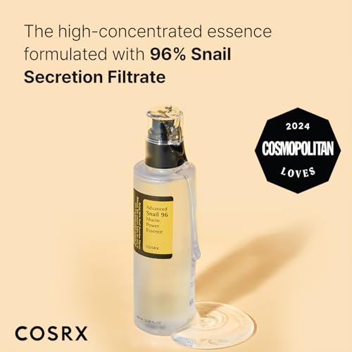 Cosrx, Advanced Snail 96 Mucin Power Essence , 3.38 Fl Oz (100 ml)