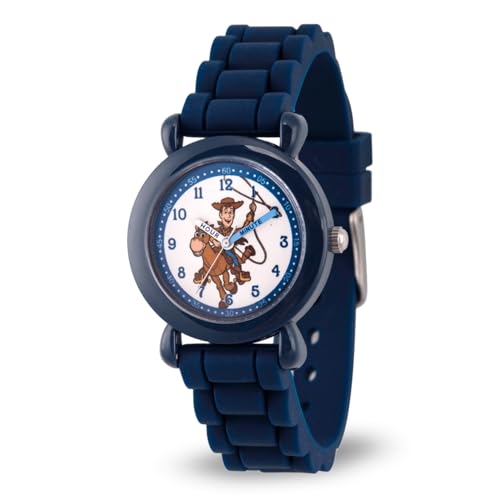 Disney Toy Story Kids' WDS000721 Disney Toy Story 4 Analog Display Analog Quartz Blue Watch, Blue