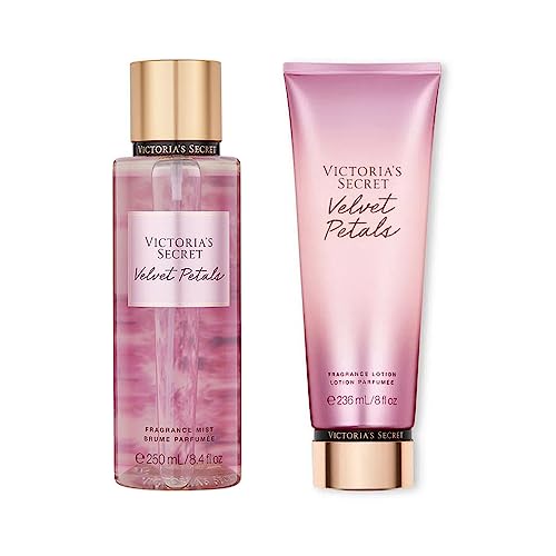 VICTORIA'S SECRET New! VELVET PETALS Fragrance Mist + Lotion Set