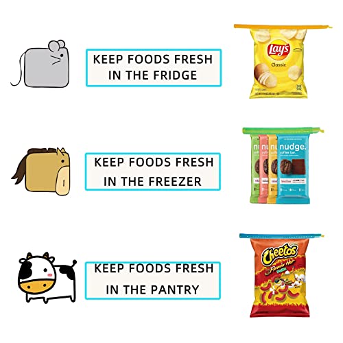 Bag Clips for Bags Plastic Bag Sealer,Portable Sealing Clips Rods Creates True Airtight & Waterproof Seal on Storage Bags For Home Kitchen Use Food Storage Fresh Keeping Reusable Closure (16 PCS)