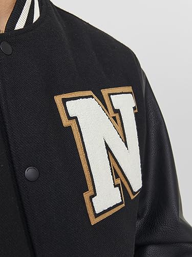 JACK & JONES Men's JORCOLLEGE WOOL BLEND BOMBER NOOS Jacket