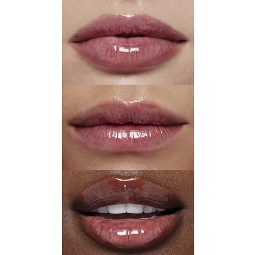 e.l.f. Glow Reviver Lip Oil, Nourishing, Tinted Lip Oil for a High Gloss Finish, Enriched with Jojoba Oil, Vegan & Cruelty Free, Jam Session