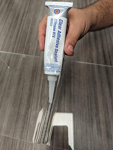 Permatex Clear RTV Silicone Adhesive Sealant Clear,3 oz,80050