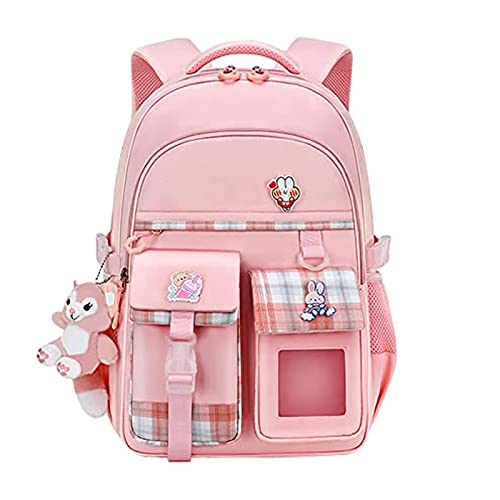 Girls Backpack, Kid School Backpacks Cute Book Bag with Compartments for Teen Girl Kid Students, Kids' Student Elementary School Bag